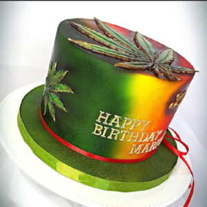 Dallas-Texas-Marijuana-Top-Hat-Custom-Designer-Cake